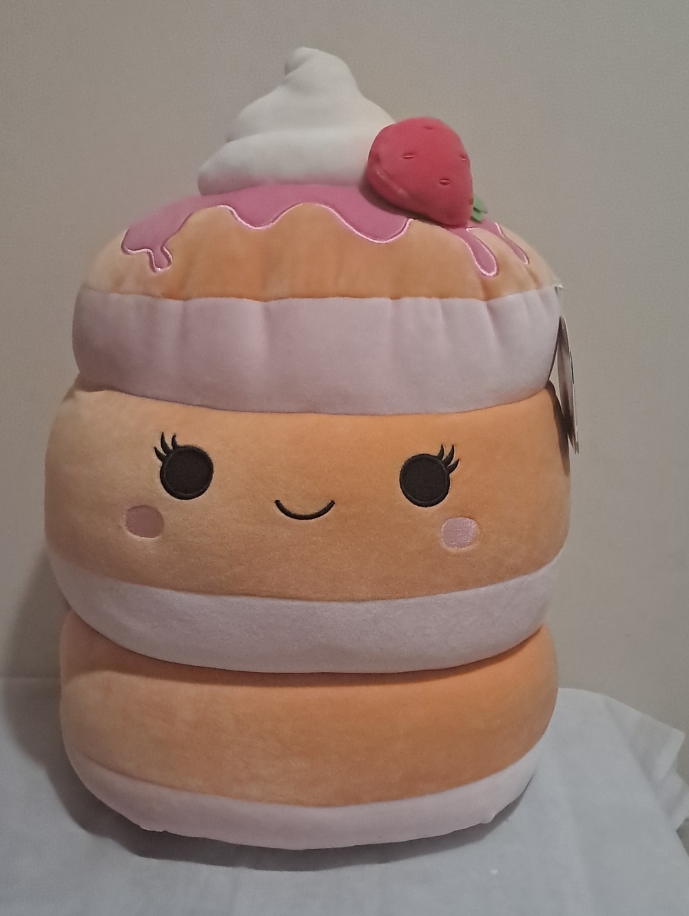 Squishmallows Pink & Peach Stack Plush with Strawberry